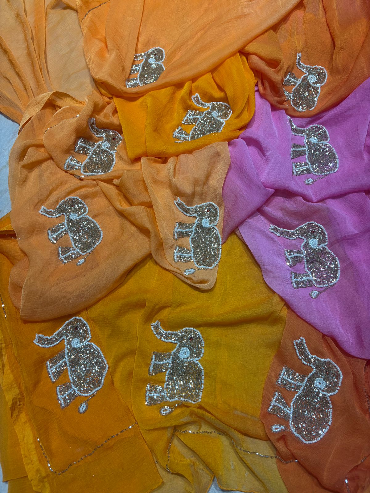 Handwork Hathi Saree